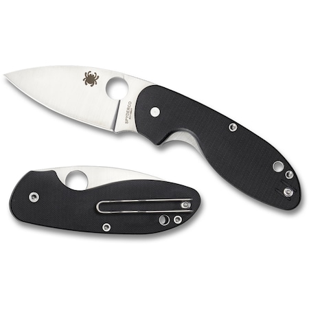 Spyderco 2024 Spyderco Efficient G-10 Black Plain SPY-C216GP